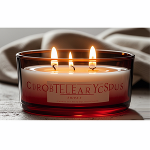 Benutzer definierte Handelsmarke einzigartige Kerzen glas schillernden extra großen Kerzen gefäß klare perl weiße Kerzen glas - Product Image 3