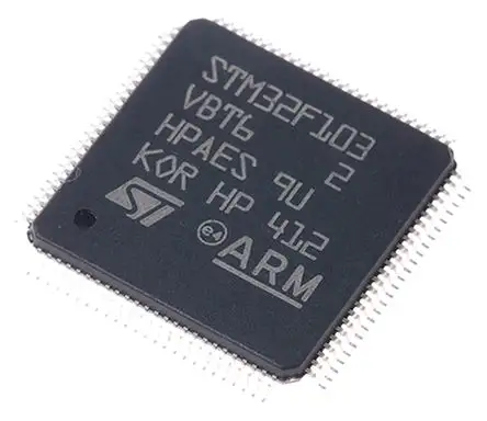 Fengai chip programável, chip ic para microcontrole m3 stm32f103 32, componente eletrônico interno qfp100