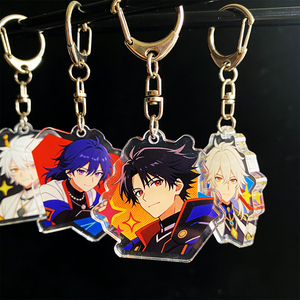 Custom Design Acrylic Keychain Clear Double Sided Printed <b>Cute</b> Cartoon Plastic <b>Keyring</b> 3D Anime Acrylic Key Chain - Product Image 2