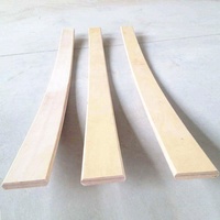 Listones de Madera Maciza para Cama, Suministro de Fábrica de Shandong, Listones de Madera de Álamo, Abedul, Contrachapado, Haya y Pino para Cama Queen