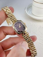 D-10039 jam tangan persegi kecil sederhana fashion wanita jam tangan kuarsa tahan air horisontal tampilan tinggi gaya ins mewah
