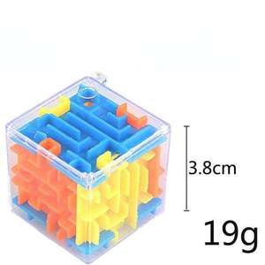 Cubo laberinto 3D de seis caras, rompecabezas de laberinto mágico, juguete de laberinto con bolas rodantes para niños - Product Image 6