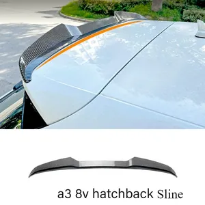 ฝาครอบสปอยเลอร์หลัง StarNav สำหรับ A3 S-Line S3 8V 2014-2016 แฮทช์แบค/ซีดาน รุ่นปรับโฉม สปอยเลอร์หลังคาท้ายรถ ชุดแต่งปีกหลัง - Product Image 2