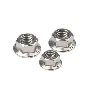 6 #   8 #   10 #   Écrous hexagonaux à denture de 1/4 "-20 et 5/16 "-18 pouces, en acier inoxydable 304 (18-8), filetage grossier UNC - Product Image 4