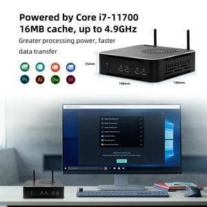 Tarjeta grafica GTX 1050 Ti Bảng điều khiển PC Máy tính công nghiệp Mini IP65 chống bụi egpu máy tính xách tay bo mạch chủ chơi game I9 32GB <span class=keywords><strong>RAM</strong></span> 1TB - Product Image 5