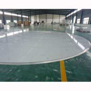 High gloss laminate flooring gloss <b>white</b> plywood dance floor for banquet - Product Image 5
