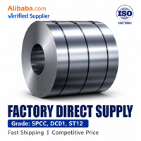 Bobina de Acero Laminado en Frío SPCC DC01 SJTSTEEL, Lámina de Acero al Carbono Totalmente Dura para Electrodomésticos y Automóviles, Precio al por Mayor