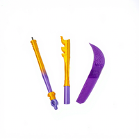 Produk Baru KPOP Hunter Witch Hunter Props Mira Pisau Besar Role Play Ungu/Kuning Cetak 3D