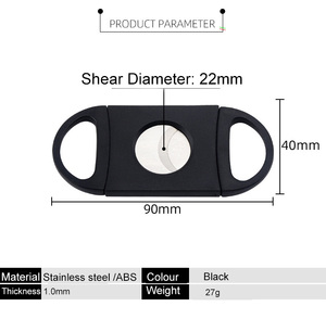 Tùy Chỉnh CNC Gia Công Kim Loại Cigar Gạt Tàn Handmade Màu Đen Mini Xách Tay Kép Lưỡi Biểu Tượng Tùy Chỉnh Người Đàn Ông Quà Tặng - Product Image 6