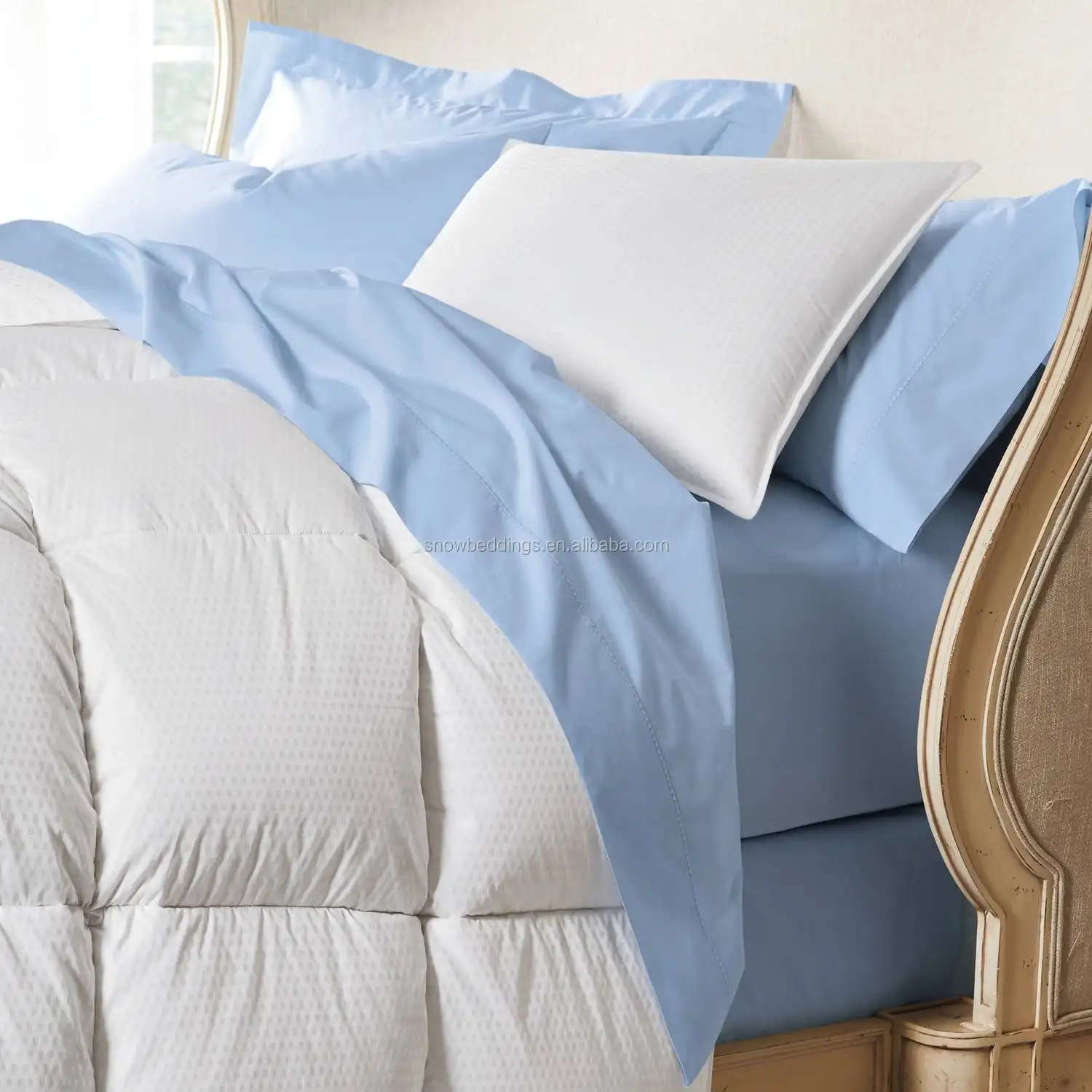 Di lusso trapuntato bambino bianco Microfibre inverno estate moda moderna biancheria da letto stampata Set copriletto in cotone trapunta in seta