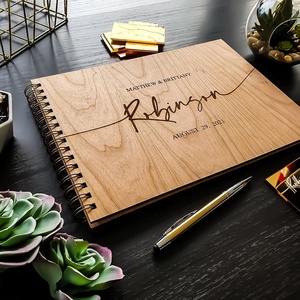 Álbum <span class=keywords><strong>de</strong></span> fotos <span class=keywords><strong>de</strong></span> boda personalizado, regalo <span class=keywords><strong>de</strong></span> <span class=keywords><strong>aniversario</strong></span> <span class=keywords><strong>de</strong></span> amor, libro <span class=keywords><strong>de</strong></span> memoria <span class=keywords><strong>de</strong></span> <span class=keywords><strong>madera</strong></span> - Product Image 4