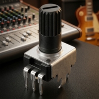 Potentiomètre rotatif Soundwell 9 mm B10K B50K B100K linéaire pour amplificateur audio, mixeur, volume, appareils électroménagers - Commande en gros uniquement