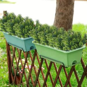 Vente en Gros Fleurs d'Eucalyptus Artificielles d'Extérieur, Arbustes de Buis Verts, Verdure en Plastique Écologique pour Pâques et Nouvel An - Product Image 3