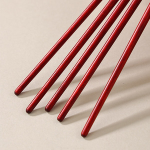 Pinceau à ongles à manche en bois rouge 6 mm 9-24 mm, outil de dessin de précision pour la manucure et le nail art - Product Image 5