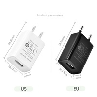 Chargeur de téléphone portable à prix réduit Cantell Adaptateur secteur USB EU US Chargeur mural USB 5V 1A