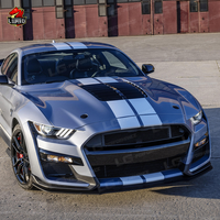 Kit carrosserie pour Mustang 2015-2017 mise à niveau vers GT500 pare-chocs avant pare-chocs arrière jupes latérales Bodykit