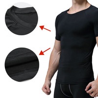 Vente en gros Dryfit Vêtements de sport pour la course à pied Vêtements de fitness musculaire pour hommes T-shirt en fibre de bambou T-shirts