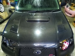 Capó de Fibra de Carbono para Subaru <span class=keywords><strong>Forester</strong></span> 2006 <span class=keywords><strong>2007</strong></span> Estilo WRC con Clips Incluidos - Product Image 6
