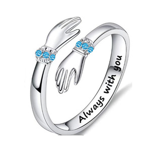 Anillo Ajustable de Alta Calidad, Nuevo, en Oferta, con Grabado de Letras, Ideal para Regalo de Amistad, para Mejores Amigos, Amantes, o para Mamá - Product Image 3