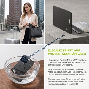 Rastreadores GPS AirTags para tarjetas, paquete de 4, 2 tarjetas, nombre, antirrobo, carbono, SmartFinder, similar a Mini <span class=keywords><strong>ATUVOS</strong></span>, colgante para maleta 10 - Product Image 5