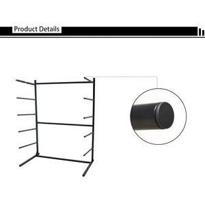 Support de rangement pour planche de surf autoportant en acier avec revêtement en poudre noir, support pour wakeboard, présentoir pour <span class=keywords><strong>kayak</strong></span> pour magasin de plage - Product Image 6