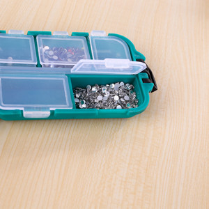 Double-layer 10-compartment Green Medicine Box With Lid For Pharmaceutical Storage Portable Pill Case Large Capacity Organizing - Product Image 4