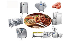 Prix usine automatique embutidora <span class=keywords><strong>chorizo</strong></span> lavement électrique industriel poulet saucisse farceur ligne de production faire la machine - Product Image 3