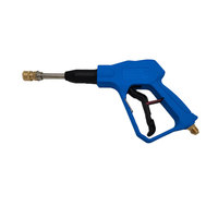 Pistolet à eau électrique haute pression 280 kg avec buse réglable, interface en plastique durable, pot à mousse inclus pour le lavage de voitures