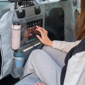 Toptan su geçirmez yeni tasarım Pet araba arka koltukta kapakları Mat Pet açık yastık ile fermuar