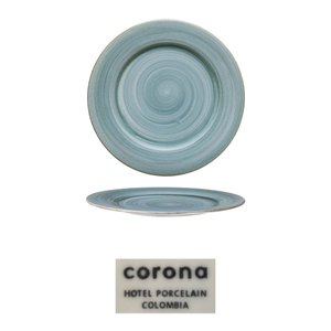 Artisan Blue Flat Plate 27.5 cm Corona Pa1604902724 - Product Image 4