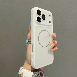 Custodie per Cellulari in Vetro Magnetico Opaco Colore Originale per <span class=keywords><strong>iPhone</strong></span> 17 16 15 <span class=keywords><strong>14</strong></span> <span class=keywords><strong>Pro</strong></span> Antiurto con Protezione Lente Posteriore - Product Image 6