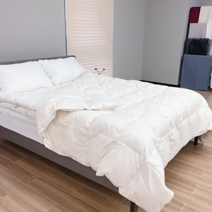 2025 grand service de commande OEM couverture <span class=keywords><strong>en</strong></span> coton couette couette reine taille épaisse lits jumeaux couette personnalisée duvet d'oie 90% hiver - Product Image 4