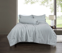 Ensemble de draps plats classiques en lyocell jacquard 100% couleur unie personnalisable