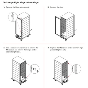 Armoire de fermentation en acier inoxydable à 15 étages, pleine grandeur, non isolée, capacité de 36 bacs alimentaires, chauffe-plats, réservoir de fermentation - Product Image 4