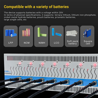 Analizador de Celdas de Batería Heltec Energy 1-20V 10A de 8 Canales con Software para PC para Ensamblaje y Clasificación de Paquetes de Baterías
