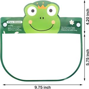 Penutup Wajah Lucu dengan Visor Bening Karet Gelang Dapat Digunakan Kembali Transparan untuk Aktivitas Luar Ruangan (Perempuan) - Product Image 5