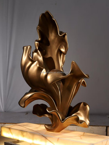 Customized Modern Interior Lobby Decorative Sculpture Fiberglass Resin Custom Decoration for Home Decor