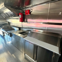 Remorque alimentaire entièrement équipée de 13 pieds, cuisine mobile pour tacos mexicains, barbecue, camion de restauration pour événements de restauration de rue