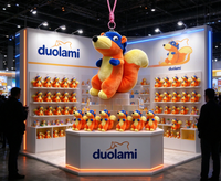 Porte-clés en peluche écureuil mignon et doux, pendentif pour décoration de sac, personnalisable OEM/ODM