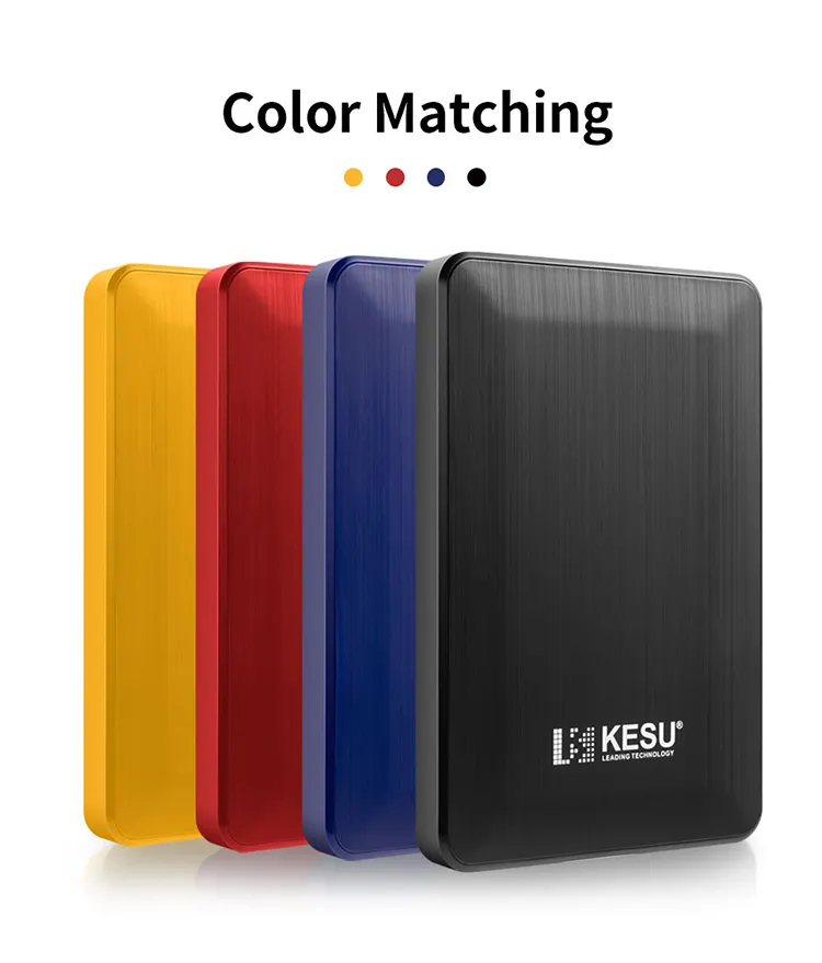KESU मूल बाहरी हार्ड डिस्क USB3.0 9mm दुबलापन 80GB पोर्टेबल HDD के हार्ड ड्राइव लैपटॉप डेस्कटॉप के लिए