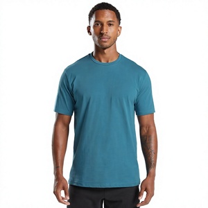 Nouveaux T-shirts pour hommes en modal teint en pièce, de luxe, de haute qualité, coupe régulière, séchage rapide, respirants, OEM - Product Image 3
