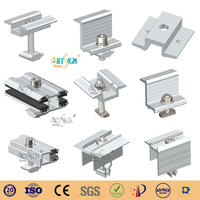 Système de fixation de rail pour panneaux solaires Art Sign – Accessoires de structure de fixation OEM pour l'installation de supports de panneaux sur toiture