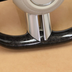 พวงมาลัยเปียโนหนังแบบครึ่งเจาะรูสีดำสำหรับ W205เมอร์เซเดส W213 W219 X290 W216 C238 W203 GLA45 C63 <span class=keywords><strong>AMG</strong></span> - Product Image 3