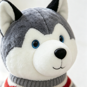 Peluches de Husky en Varios Tamaños, Juguetes de Peluche Suaves <span class=keywords><strong>y</strong></span> Adorables, Aptos para Niños <span class=keywords><strong>y</strong></span> Niñas - Product Image 4