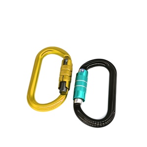 Móc leo núi UIAA Hard25kn CE, mạ anodize, OEM ODM, thể thao ngoài trời, móc an toàn hình chữ O - Product Image 1