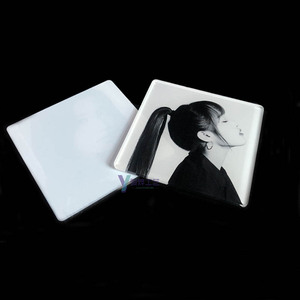 universal Wholesale Custom Printed Plastic Drink Cup Holder Clear Acrylic Coaster with photos