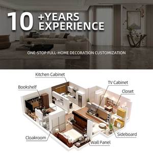 Benovo <span class=keywords><strong>Armadio</strong></span> Angolare Moderno di Lusso a 3 Ante con Vetro, Cabina <span class=keywords><strong>Armadio</strong></span> per Hotel, Ensemble Chambre De Luxe - Product Image 6