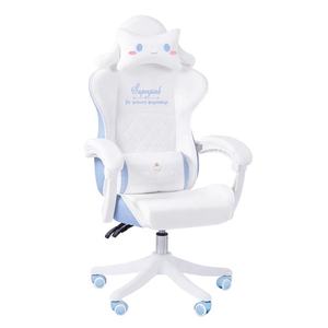 Free Sample Shipping Anji Cheap Lovely Cute <strong>Girl</strong> Pink White Ergonomic <strong>Gaming</strong> Computer Massage Racing <strong>Chair</strong> Custom <strong>Gaming</strong> <strong>Chair</strong> - Product Image 3