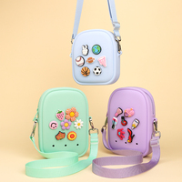 Trendy schoudertas 2026 Nieuwe Herfst DIY Charms Siliconen Handtas Grote Capaciteit Dames Telefoon Schoudertas