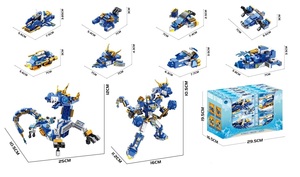 High Quality Transforming Building Blocks Set <strong>Transformation</strong> Robots Kids Toys Vehicle Brick Set - Product Image 4